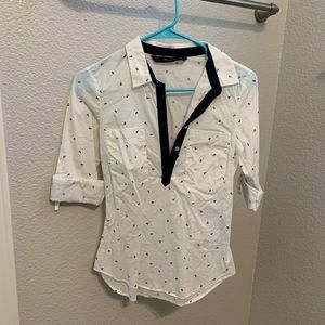 Zara anchor button up
